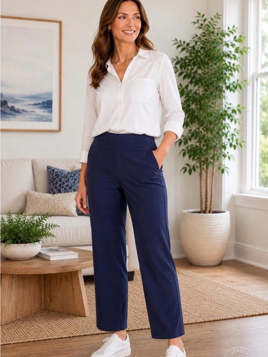Athleta Pants - Athleta NWOT Endless Ankle Pants in Navy 6